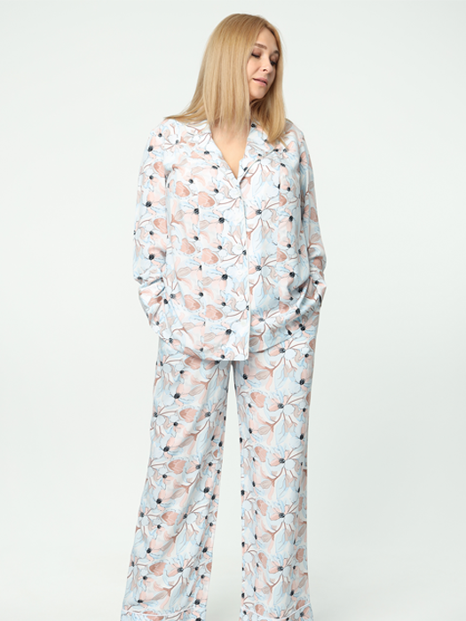 Брюки домашние (Светлый принт)