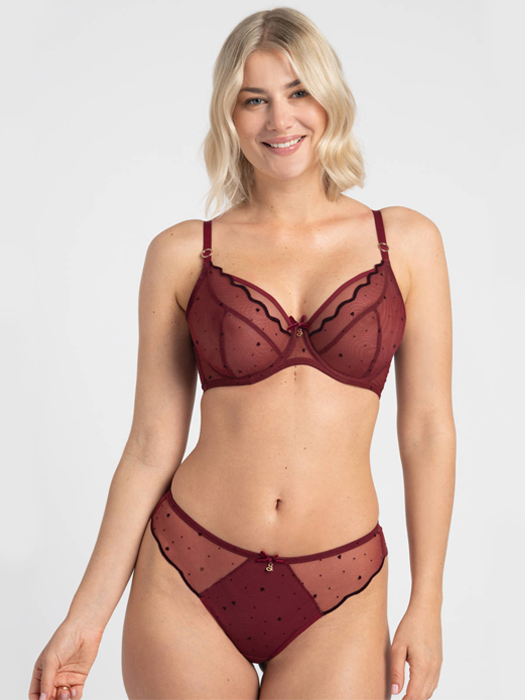 Бюстгальтер с мягкой чашкой Samanta Melania A123 (Burgundy)