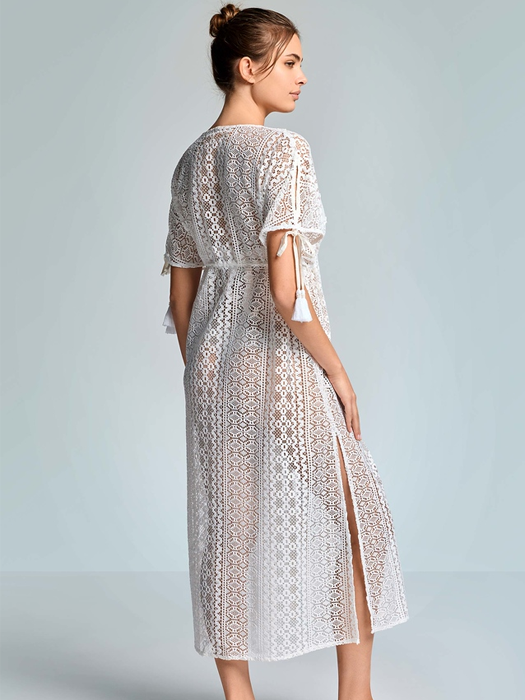 Платье Туника Iconique Temptation Maxi Cover Up (White)