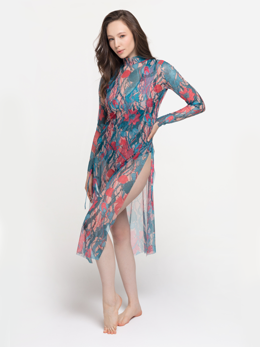 Платье Туника Rodasoleil "Морские единороги"