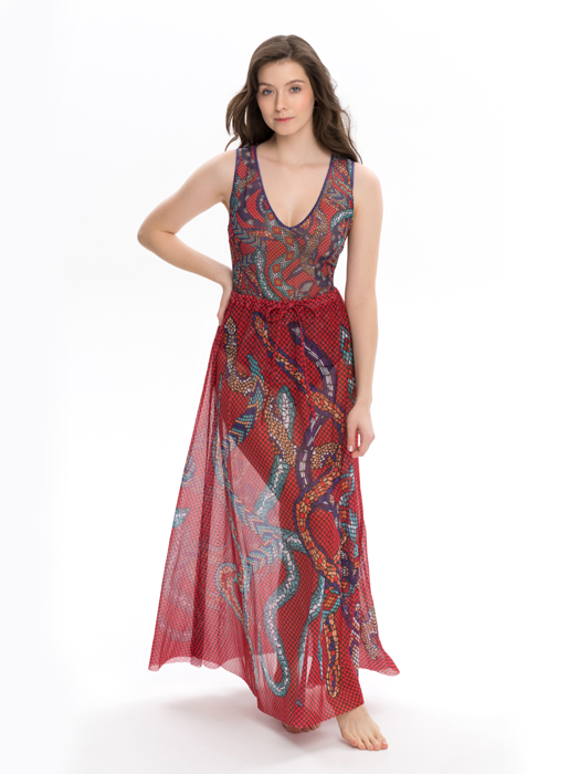 Юбка Rodasoleil "Змеи Мозаика"