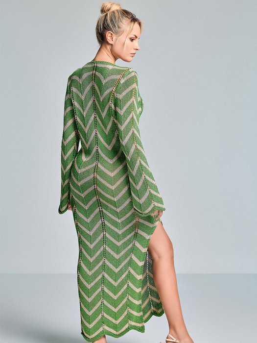 Платье Vacanze Italiane Nefertari Long Dress (Green)