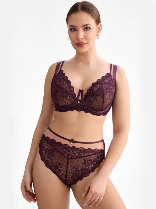 Бюстгальтер с мягкой чашкой Ewa Bien Maribel B161 (Dark Plum)