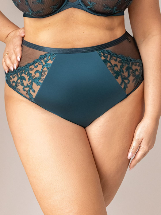 Трусы стринги высокие Kris Line Palazzo (Emerald)