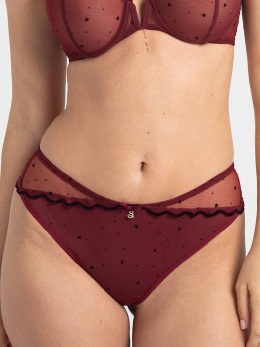 Трусы бразильяно Samanta Melania M300 (Burgundy)