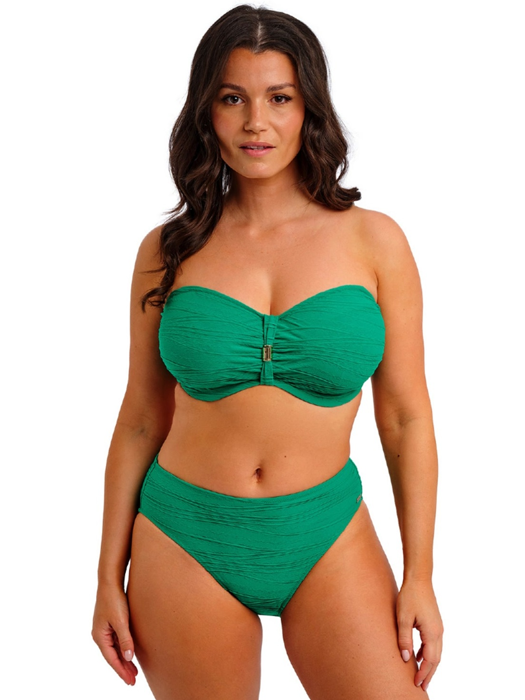 Верх купальника Fantasie Beach Waves Bandeau Bikini Top (Tourmaline)