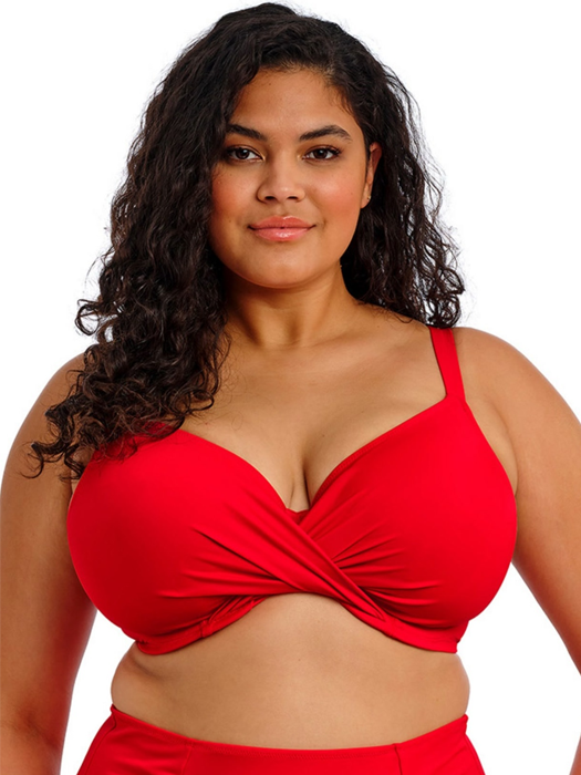 Верх купальника Elomi Plain Sailing Plunge Bikini Top (Lava)