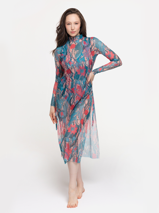 Платье Туника Rodasoleil "Морские единороги"