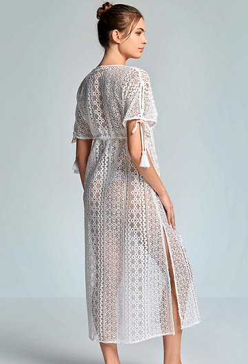 Платье Туника Iconique Temptation Maxi Cover Up (White)