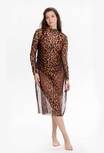 Платье Туника Rodasoleil "Леопард 25"