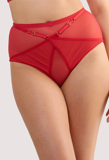 Трусики высокие Playful Promises Eddie (Ruby Red)