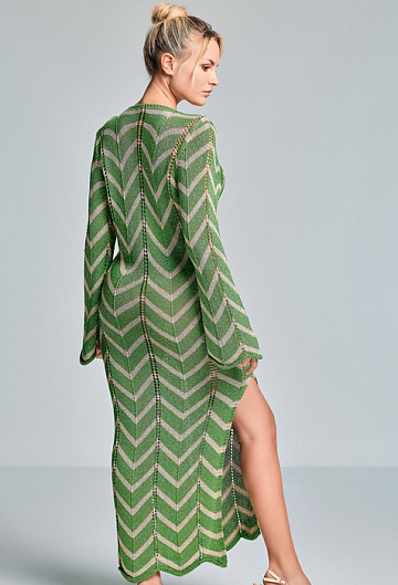 Платье Vacanze Italiane Nefertari Long Dress (Green)