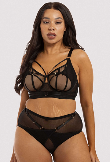 Бюстгальтер с мягкой чашкой Playful Promises Eddie (Black)