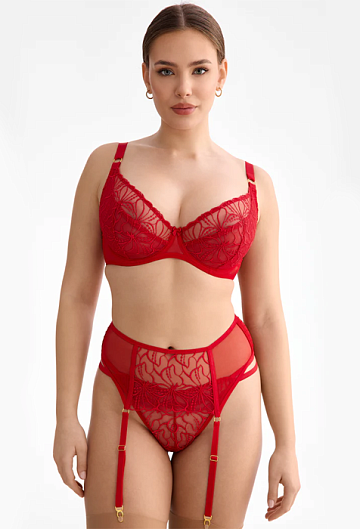 Пояс для чулок Ewa Bien Harper C603 (Red)