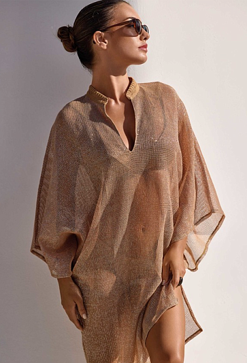 Платье Туника David Mariana Poncho (Brown)