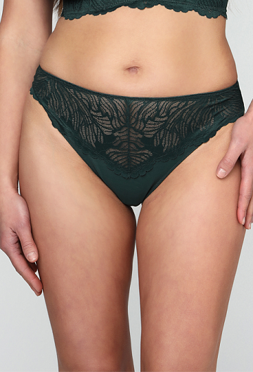 Трусы слипы Miss Mandalay Celeste High Leg (Forest Green)