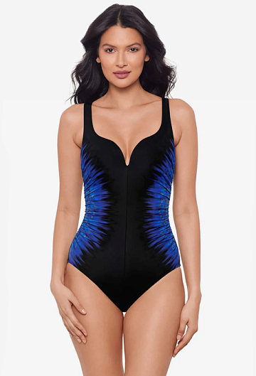 Слитный купальник Miraclesuit Temptress in Paka Mayan (Blue/Black)