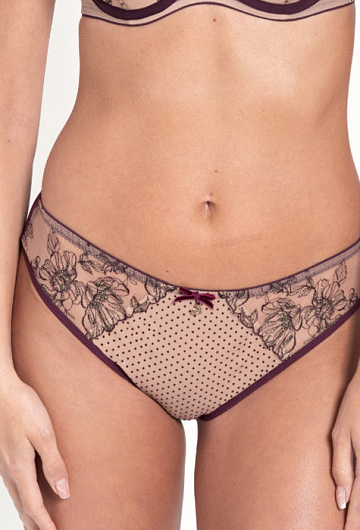 Трусы бразильяно Samanta Silvia M300 (Aubergine)