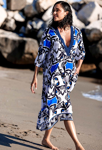 Платье Туника David Kim Kaftan (Multicolor)