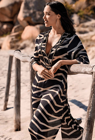 Платье Туника David Kim Kaftan (Black)